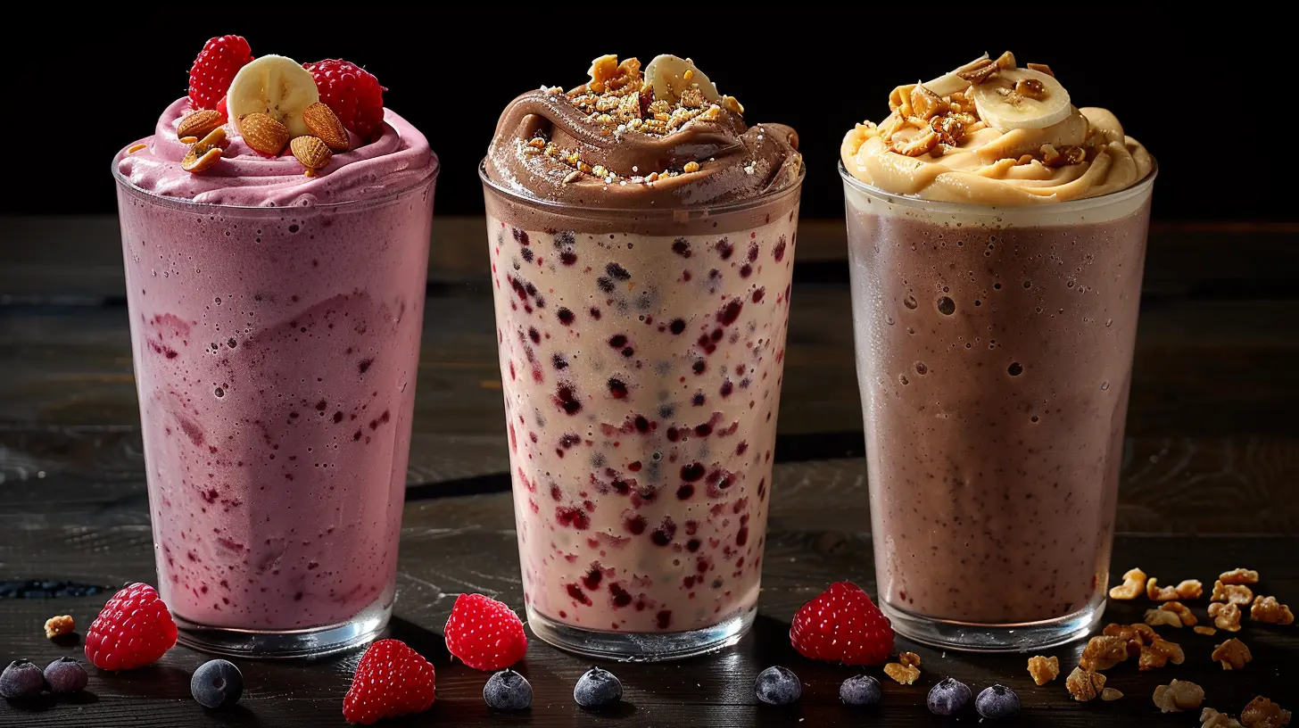 Berry and Nut Butter Smoothies That Feel Like a Treat