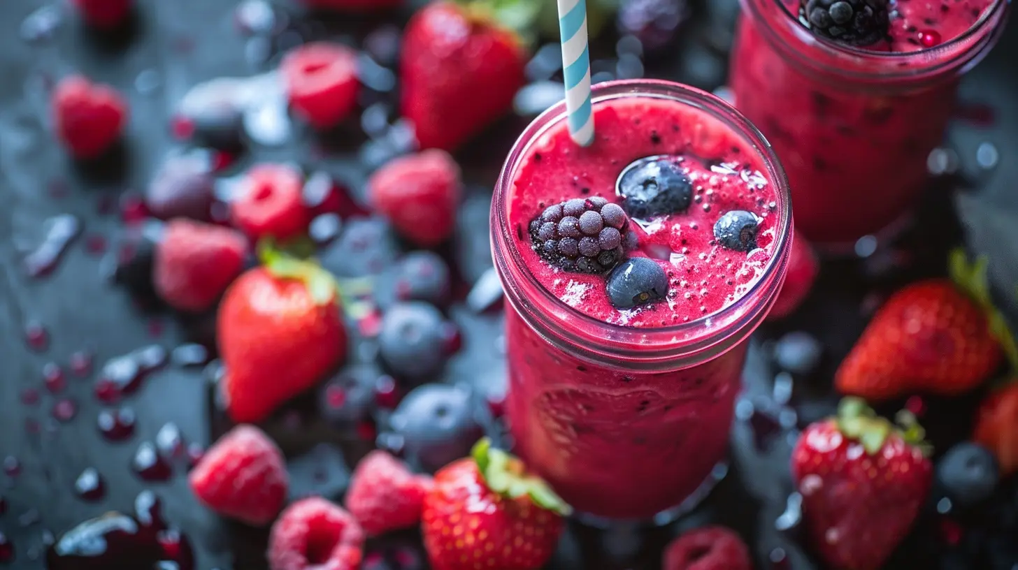 Delicious Berry Smoothies Packed with Antioxidants