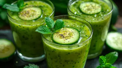 Cooling Cucumber Smoothies Perfect for Hot Weather