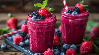 Delicious Berry Smoothies Packed with Antioxidants