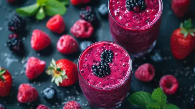 Delicious Berry Smoothies Packed with Antioxidants