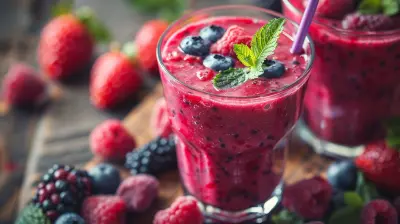 Delicious Berry Smoothies Packed with Antioxidants