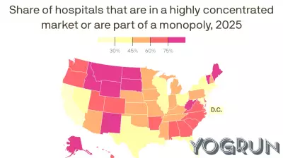 Hospital Market Concentration Highest in Rural States