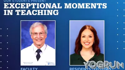 Katzman and Krebs recognized for Exceptional Moments in Teaching