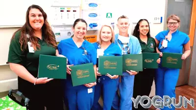 SGMC Health Awards ER Nurses and EMS Team