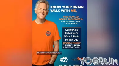 Walk in Central Park with Bill Ritter in CaringKind, ABC7 brain health campaign
